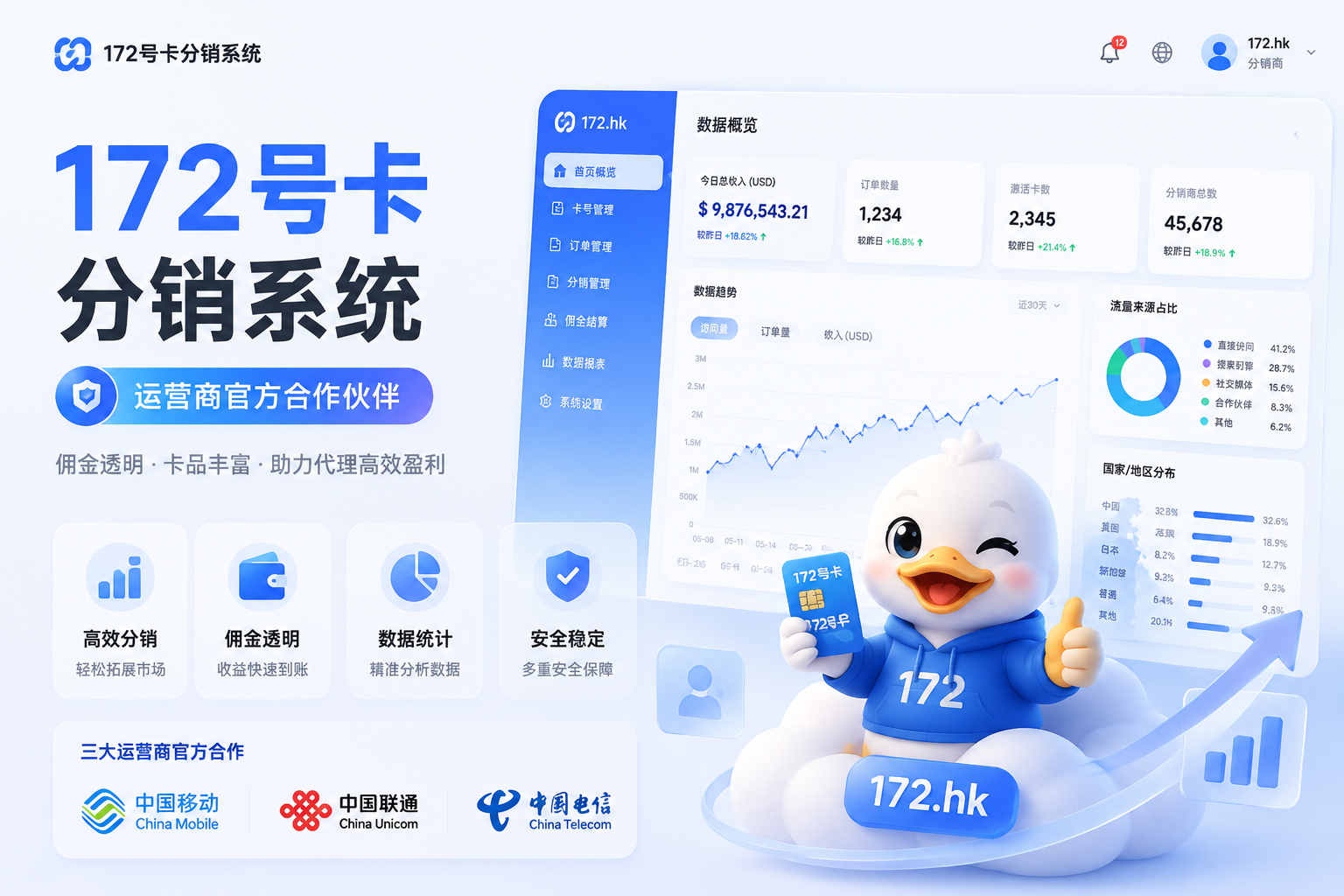 172号卡分销系统官网品牌标识